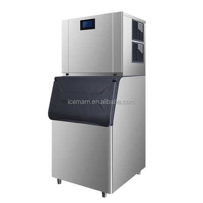 ICE-350P Stainless Steel Commercial Ice Make Machine with 105kg Storage Capacity Auto Cleaning Commercial Standing ICE Maker