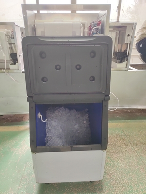 ICE-350P Stainless Steel Commercial Ice Make Machine with 105kg Storage Capacity Auto Cleaning Commercial Standing ICE Maker