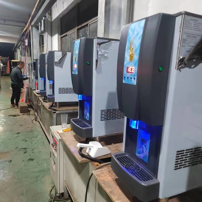 ICW-80 Nugget Ice Make Machine Granular Ice Icecube Maker Machine Maquina De Gelo Em Barra Ice Cube Maker With Water Dispenser