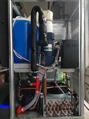 100kg Per Day Nugget Ice Maker Machine Dispenser Automatic Stainless Steel air Cooling Restaurant Ice Machine for Hotel