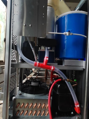100kg Per Day Nugget Ice Maker Machine Dispenser Automatic Stainless Steel air Cooling Restaurant Ice Machine for Hotel
