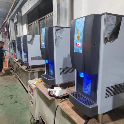 2023 New Ice Water Dispenser Crystal Ice Maker Machine Granular Nugget Ice Machine for bar Hospitality bar Cocktail