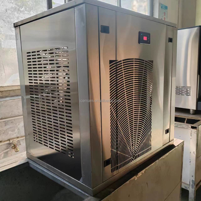 Nugget Ice Maker Machine Commercial 1000kg/24h Granular Ice Cube Maker for Restaurant Bar Cold Drink Stainless Steel Irregular I
