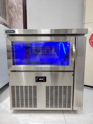 ICM-65 Wholesale High Quality Blue Light Ice Maker Machine Newest Professional Industrial Ice Making Machines for High End Hotel
