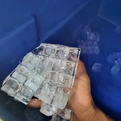 ICE-120P 55kg Per Day Cube Ice Maker Machine Commercial Stainless Steel Crystal Maquina De Gelo Em Barra