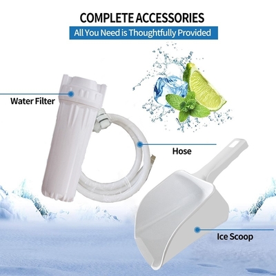 Spare Parts Automatic Three Functions All in One Ice Making Machine Nugget Shape Ice Maker Portable for Retail