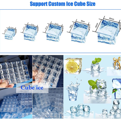 Spare Parts Automatic Three Functions All in One Ice Making Machine Nugget Shape Ice Maker Portable for Retail