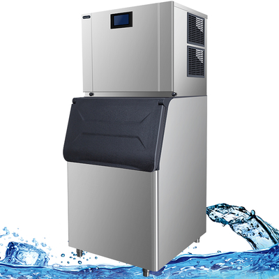 ICS-200 Hot Sale Commercial Ice Maker Machine Stainless Steel Snow Ice Maker 200 Kgs Per Day for Seafood Shop or Restaurant