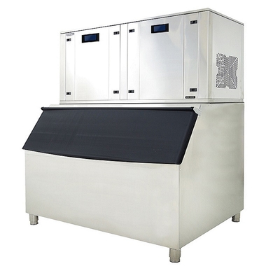 1 Ton Snowflake Ice Machine 1000kg Per Day Nugget Granular Ice Cube in Small Chawable Irregular Snowflakes Manufacturer Shaved I